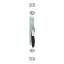 Afbeeldingen van INTERSTEEL Deurespagnolet Ton 400 chroom mat/ebbenhout 5620