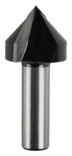 Afbeeldingen van Makita V-groeffrees - Ø28,6x22,2mm 90° - schacht Ø12mm 2 beitels