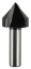 Afbeeldingen van Makita V-groeffrees - Ø28,6x22,2mm 90° - schacht Ø12mm 2 beitels
