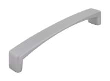 Afbeeldingen van Siro Meubelgreep metaal - boorafstand 128mm/L 136mm/H 23mm/B 16mm - aluminium 