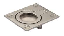 Afbeeldingen van Siro Handgreep metaal - inklapbaar boorafstand 32mm/L 60mm/H 12mm/B 47mm RVS effect 