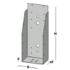 Afbeeldingen van GB Balkdrager GBS-ZL 96x246 1,5 Sendzimir Verzinkt