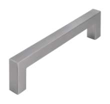 Afbeeldingen van Siro Meubelgreep metaal - boorafstand 128mm/L 140mm/H 35mm/B 12mm RVS 