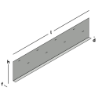 Afbeeldingen van GB randkist - 90° 440x2000x1,5mm - sendzimir verzinkt metaal
