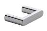 Afbeeldingen van Siro Meubelgreep metaal - boorafstand 32mm/L 40mm/H 24mm/B 8mm - chroom glanzend 