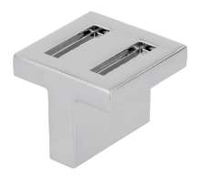Afbeeldingen van Siro Meubelgreep metaal - boorafstand 16mm/L 30mm/H 25mm/B 30mm - chroom glanzend 