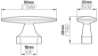 Afbeeldingen van Siro Meubelgreep metaal - boorafstand 16mm/L 56mm/H 28mm/B 20mm antiek ijzer 