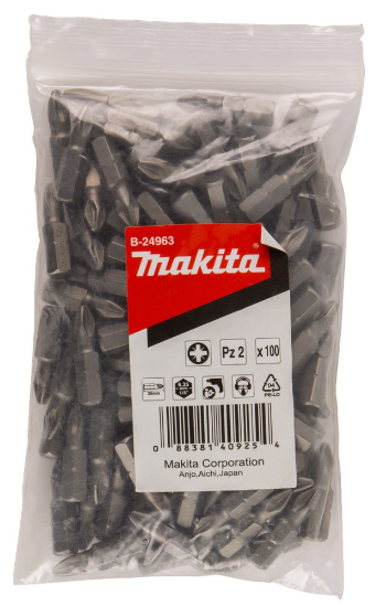 Afbeeldingen van Makita Schroefbit PZ2x25mm navul 100s B-24963