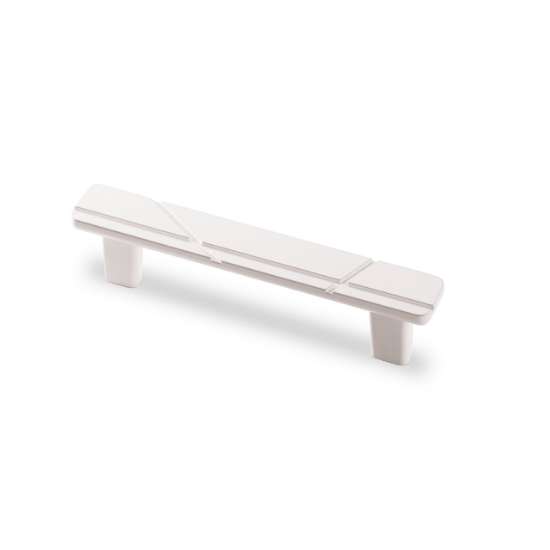 Afbeeldingen van Hettich Greep Celista, boorafstand 128, L 160 mm, B 25 mm, H 27 mm, Wit