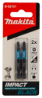 Afbeeldingen van Makita Slagschroefbit X Impact Black - PH3x50mm