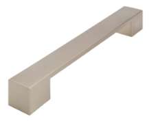 Afbeeldingen van Siro Meubelgreep metaal - boorafstand 160/192mm/L 205mm/H 25mm/B 25mm RVS effect 
