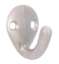 Afbeeldingen van Siro Kapstokhaak metaal - boorafstand 17mm/L 37mm/H 32mm/B 28mm nikkel mat 