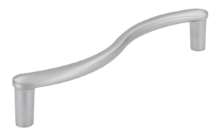 Afbeeldingen van Siro Meubelgreep metaal - boorafstand 128mm/L 141mm/H 26mm/B 25mm chroom mat 