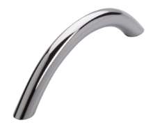 Afbeeldingen van Siro Meubelgreep metaal - boorafstand 96mm/L 114mm/H 31mm/B 10mm chroom glanzend 