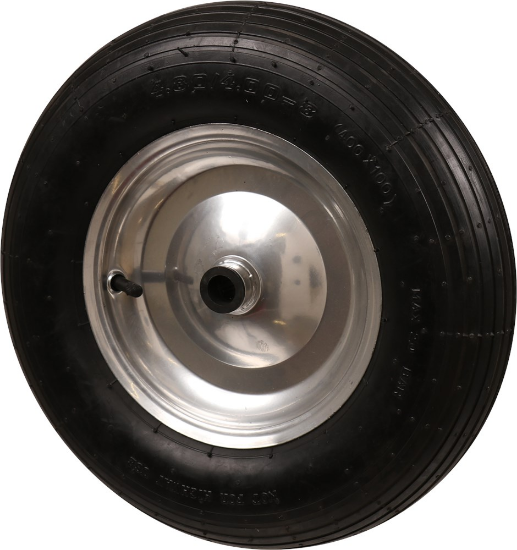 Afbeeldingen van Kelfort Luchtband - Ø400mm (250kg) - met gegalvaniseerde velg en rollager 