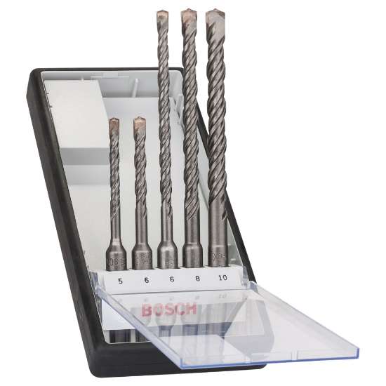 Afbeeldingen van Bosch 5-delige Robust Line hamerborenset SDS-plus-5 SDS-Plus-5