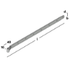 Afbeeldingen van GB heng voor vlakwerk voor pen - Ø16x1000mm 45x6mm - thermisch verzinkt