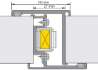 Afbeeldingen van Alprokon Voorraad deurnaald inclusief grendels en slotsparing P-Prefab-2/40 mm/N.1200