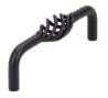 Afbeeldingen van Siro Meubelgreep metaal - boorafstand 96mm/L 104mm/H 38mm/B 20mm - mat zwart 