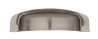 Afbeeldingen van Siro Schelpgreep metaal - boorafstand 64mm/L 78mm/H 23mm/B 28mm - RVS effect 