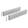 Afbeeldingen van Hettich TopSide ArciTech,  400 mm, (186/ 94, 218/126) zilver, links en rechts