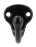 Afbeeldingen van Siro Kapstokhaak metaal - boorafstand 20mm/L 37mm/H 40mm/B 30mm mat zwart 