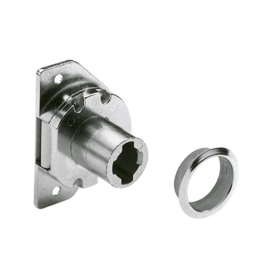 Afbeeldingen van Hettich Cilinderrolluikslot voor uitwisselbare binnencilinders Z23, ø 18 mm, rechts