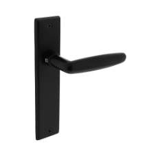 Afbeeldingen van INTERSTEEL Deurkruk Sophie met schild 181x41x7mm blind mat zwart 0225