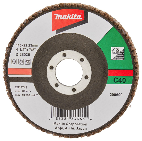 Afbeeldingen van Makita Lamellenschijf D-28036 - Ø115mm - C40 