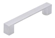 Afbeeldingen van Siro Meubelgreep metaal - boorafstand 128mm/L 162mm/H 27mm/B 20mm chroom mat 