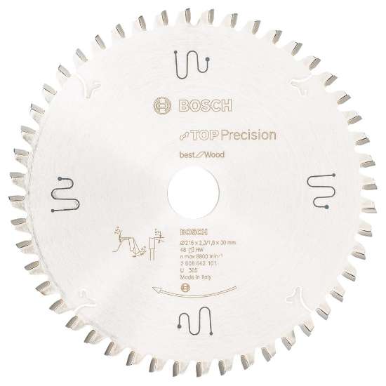 Afbeeldingen van Bosch Cirkelzaagblad Top Precision Best for Wood