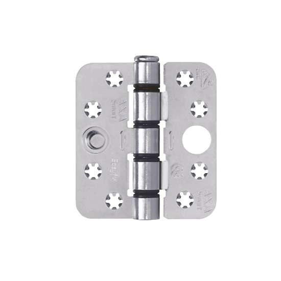 Afbeeldingen van Axa Veiligheids glijlagerscharnier - 3mm 89x80 - rondhoek 