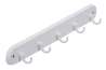 Afbeeldingen van Siro Sleutelhouder metaal - boorafstand 270mm/L 300mm/H 38mm/B 36mm beuken wit 