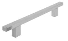 Afbeeldingen van Siro Meubelgreep metaal - boorafstand 128mm/L 186mm/H 29mm/B 10mm chroom glanzend 