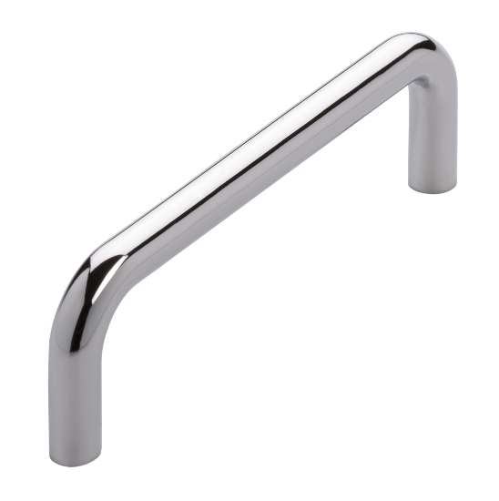 Afbeeldingen van Siro Meubelgreep metaal - boorafstand 96mm/L 104mm/H 31mm/B 8mm chroom glanzend 