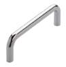 Afbeeldingen van Siro Meubelgreep metaal - boorafstand 96mm/L 104mm/H 31mm/B 8mm chroom glanzend 
