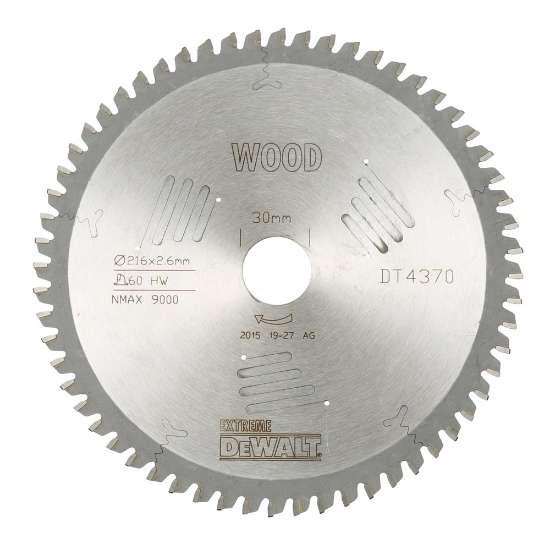 Afbeeldingen van DeWALT Cirkelzaagblad DT4370