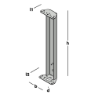 Afbeeldingen van GB Puisteun 60x70x480 115x2 Zink-Magnesium