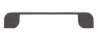 Afbeeldingen van Siro Meubelgreep metaal - boorafstand 160mm/L 168mm/H 30mm/B 12mm zwart chroom glanzend 