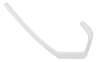 Afbeeldingen van Siro Kapstokhaak kunststof - boorafstand 20mm/L 150mm/H 96mm/B 57mm - wit 