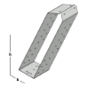 Afbeeldingen van GB Gordinglas 71x171 1,5 RVS