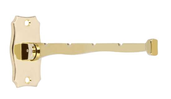Afbeeldingen van Siro Wasdroger metaal - boorafstand 64mm/L 233mm/H 26mm/B 41mm messing glanzend 