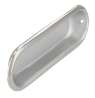 Afbeeldingen van Siro Schelpgreep metaal - L 76mm/H 8mm/B 26mm aluminium/nikkel 