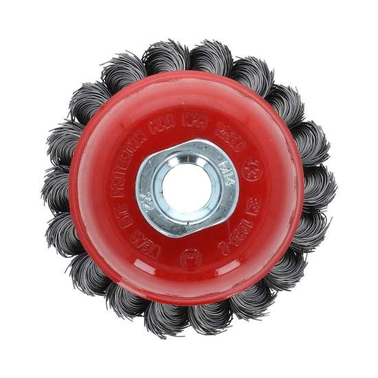 Afbeeldingen van Flexovit Komstaaldraadborstel - Ø65mm M14 - draaddikte 0.35mm