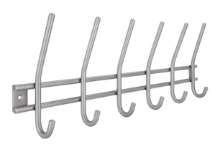 Afbeeldingen van Siro Haaklijst metaal - boorafstand 444mm/L 466mm/H 50mm/B 162mm RVS 