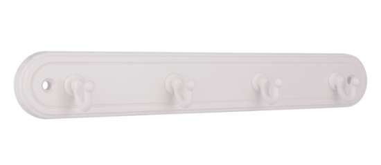 Afbeeldingen van Siro Sleutelhouder kunststof - boorafstand 208mm/L 240mm/H 29mm/B 36mm - wit 