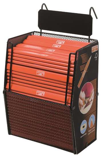 Afbeeldingen van Bahco 200 timmermanspotloden draaddisplay