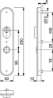 Afbeeldingen van Hoppe Inbraakwerend aluminium schild 3236S-ZA - PC72 - F1