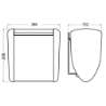 Afbeeldingen van Hermeta Wand-Afvalbak 3,5L 3280-753E Ral 5011