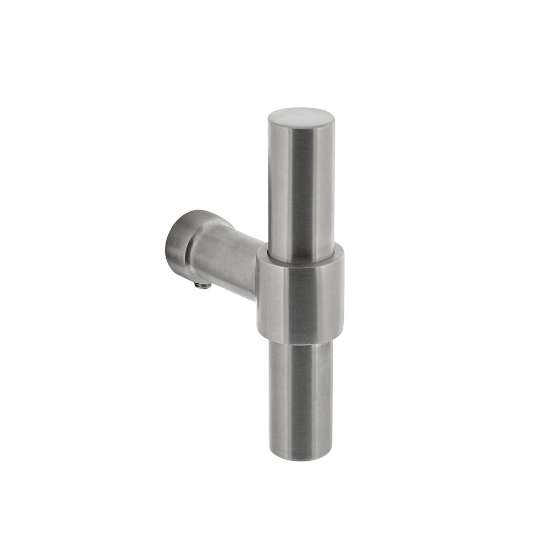 Afbeeldingen van INTERSTEEL Gatdeel T-model recht RVS 0671
